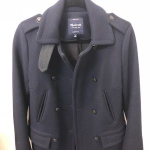 Madewell wool peacoat
